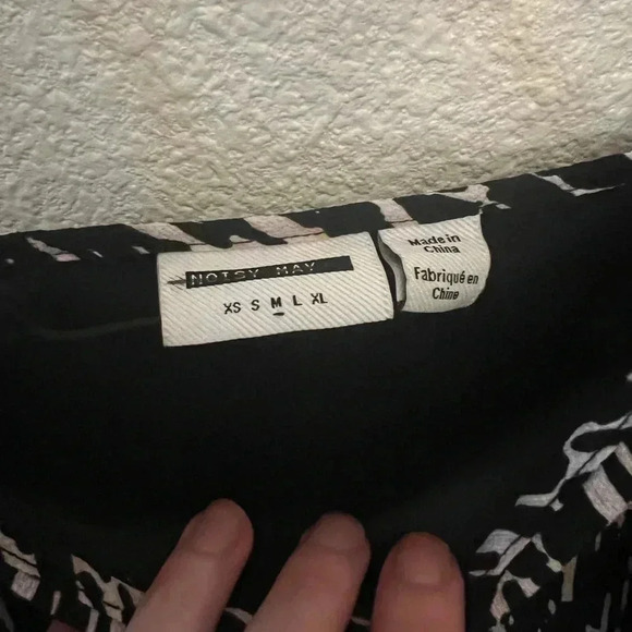 Noisy may mini black and white dress size M NWT - Picture 2 of 5